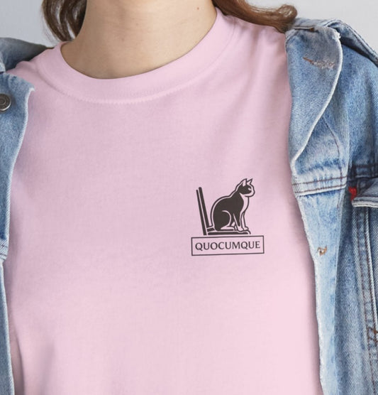 T-shirt Quocumque, Chat, Félin, Confort, Souvenir Unique, Cadeau, Unisexe, Délicatesse, Homme, Femme, Adulte, Animal domestique, Liberté