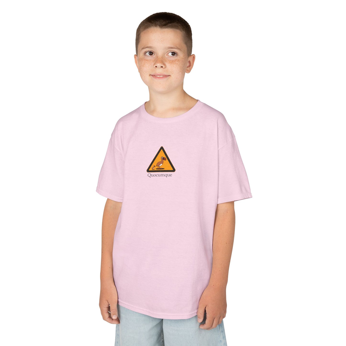 T-shirt Quocumque, "Famille Dodo", Animal Mascotte, Douceur Coton, Pour les enfants de 5-6 ans( Taille XS), Pour les 7-8 ans( taille S), Pour les 9-10 ans( taille M), Pour les 11-12 ans( taille L), Pour les 13-14 ans( taille XL)