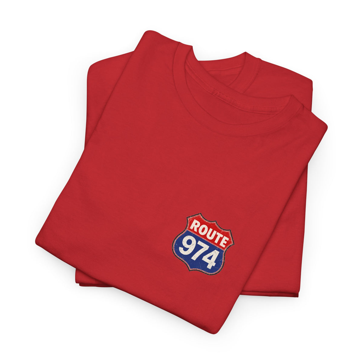 T-shirt "Route 974", Exotisme, Destination Île de La Réunion, Confort Coton, Sobre, Elégant, Souvenir Unique, Cadeau, Unisexe, Esprit Voyageur