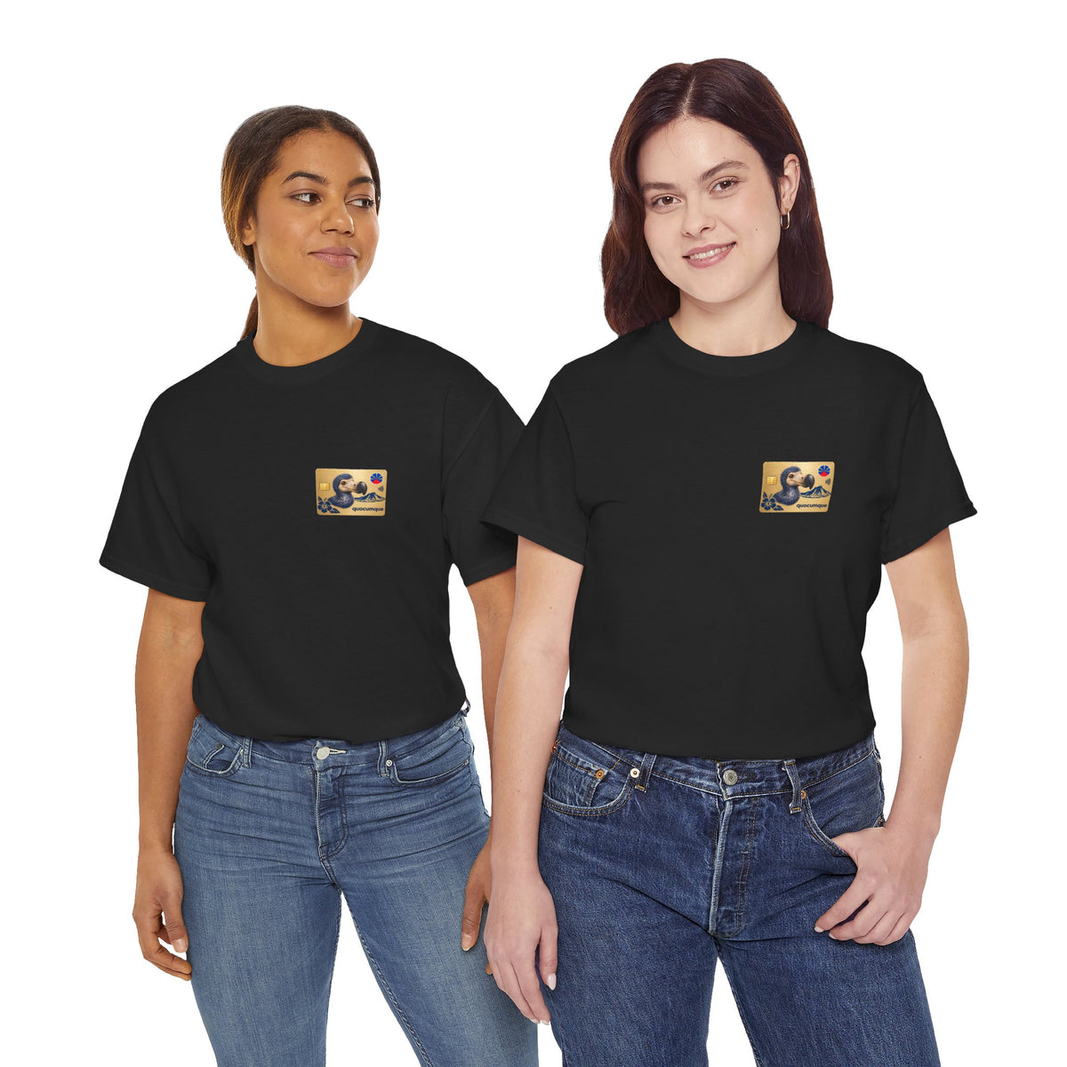 T-shirt "Quocumque Gold", Exotisme, Destination Île de La Réunion, Confort Coton, Sobre, Elégant, Souvenir Unique, Cadeau, Unisexe, Esprit Voyageur