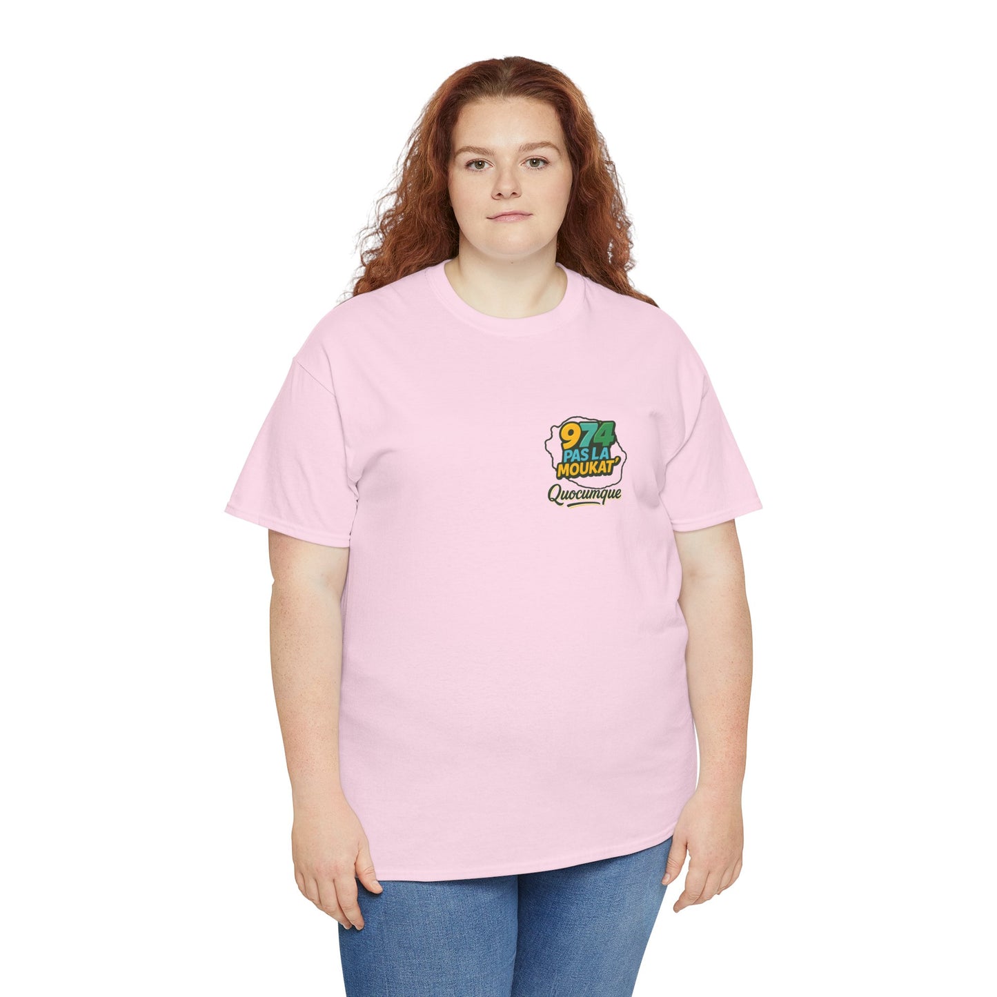 T-shirt " 974 Expression Créole'", Destination Île de La Réunion, Confort Coton, Sobre, Elégant, Souvenir Unique, Cadeau, Unisexe, Esprit Voyageur