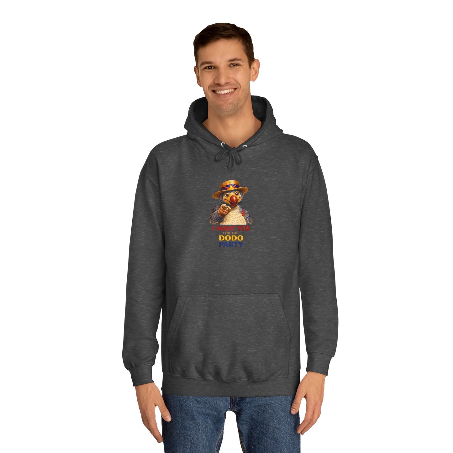Sweat à Capuche Quocumque " Dodo Party" pour Adulte, Hoodie, Unisexe, Élégance, Sobriété, Homme, Femme, Animal Totem