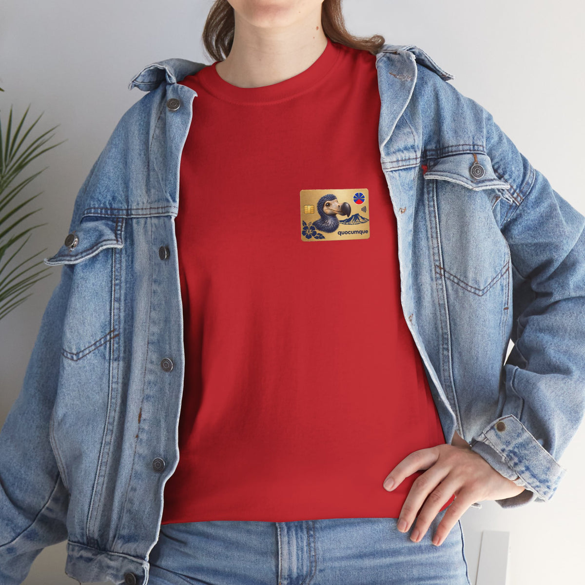 T-shirt "Quocumque Gold", Exotisme, Destination Île de La Réunion, Confort Coton, Sobre, Elégant, Souvenir Unique, Cadeau, Unisexe, Esprit Voyageur