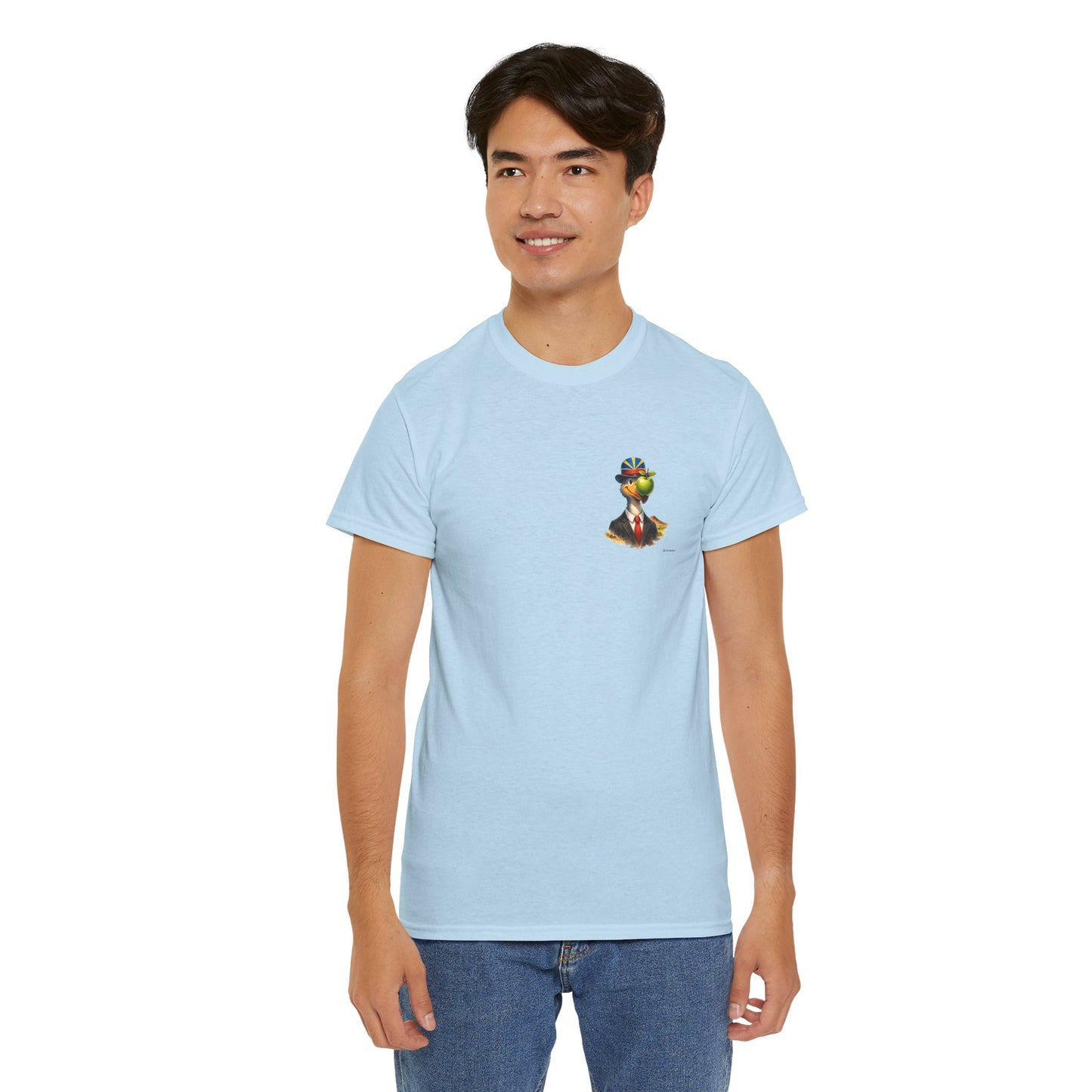 T-shirt Quocumque "The Son of Dodo ", Discret, Île de La Réunion", Confort Coton, Sobre, Elégant, Souvenir Unique, Cadeau, Unisexe, Esprit Voyageur