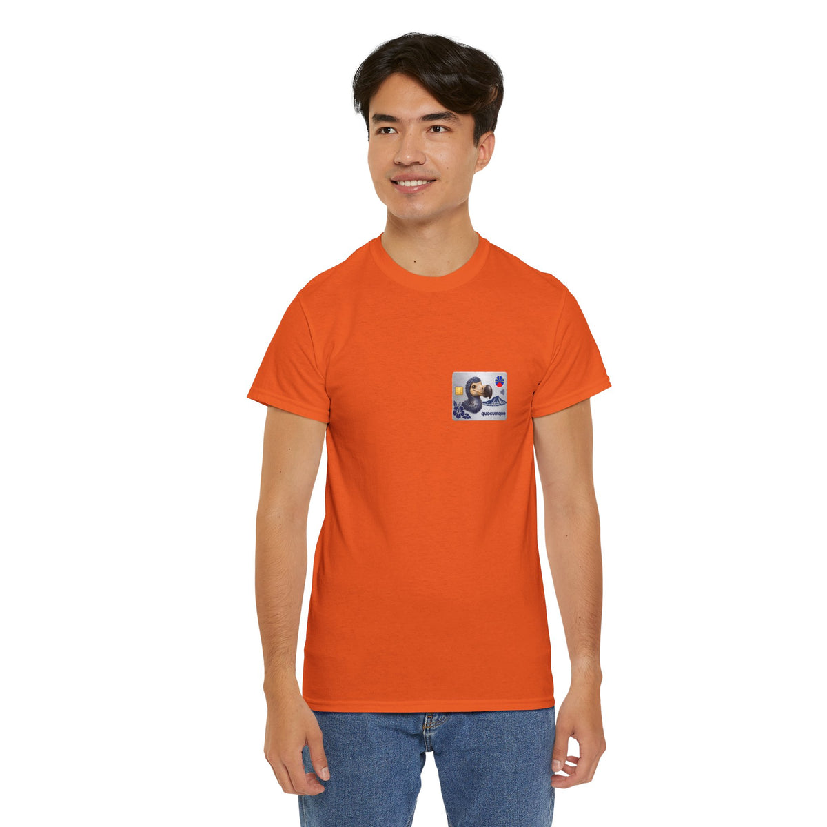 T-shirt "Quocumque Platinium", Exotisme, Destination Île de La Réunion, Confort Coton, Sobre, Elégant, Souvenir Unique, Cadeau, Unisexe, Esprit Voyageur