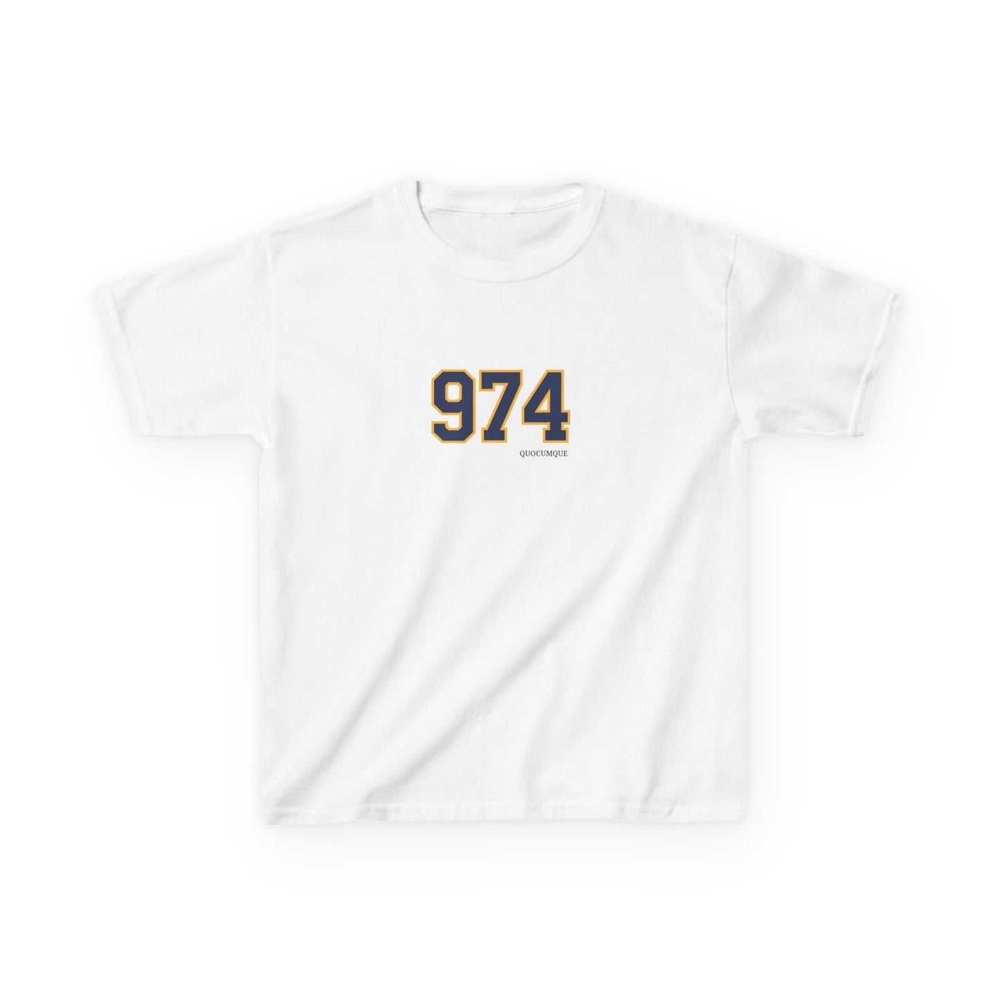 T-shirt "974", Pour Marmailles, Douceur Coton, Pour les enfants de 5-6 ans( Taille XS), Pour les 7-8 ans( taille S), Pour les 9-10 ans( taille M), Pour les 11-12 ans( taille L), Pour...