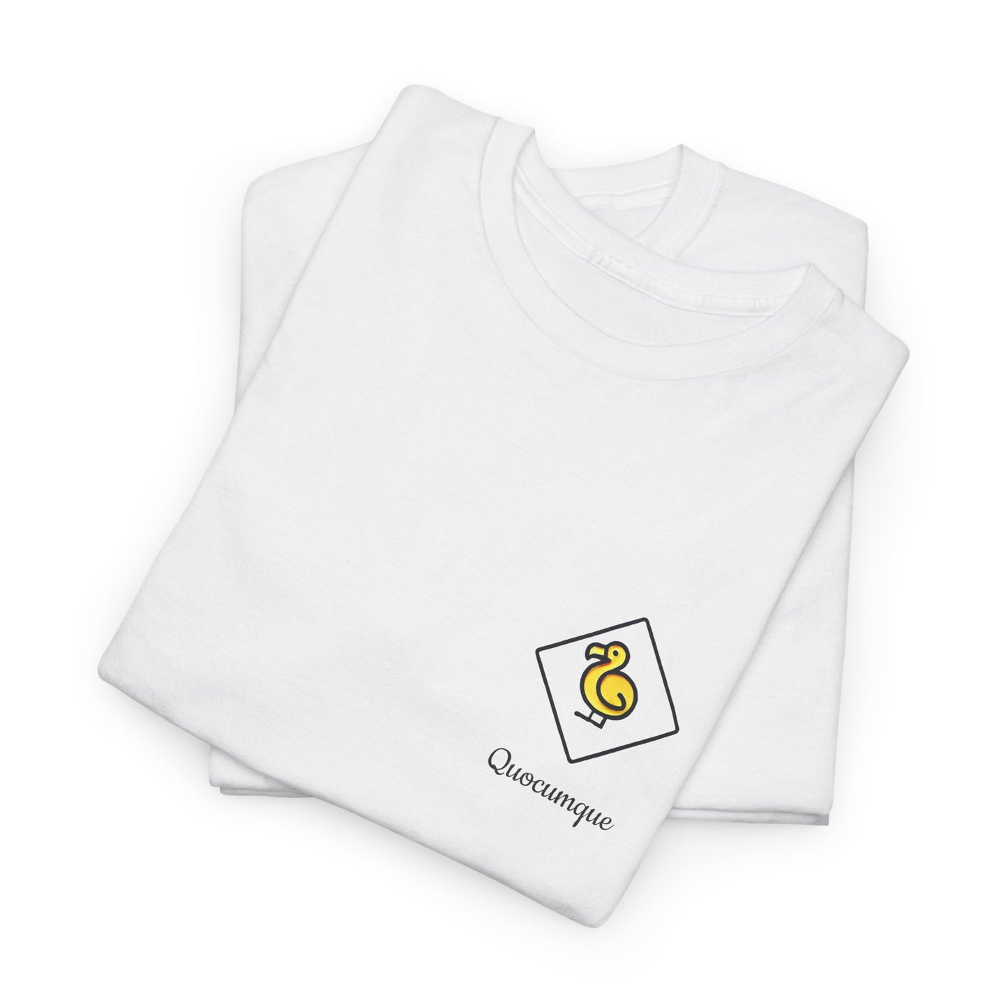 T-shirt Quocumque, "Dodo", Île de La Réunion, Confort Coton, Elégant, Souvenir Unique, Cadeau, Unisexe, Esprit Voyageur, Créole, Bourbon