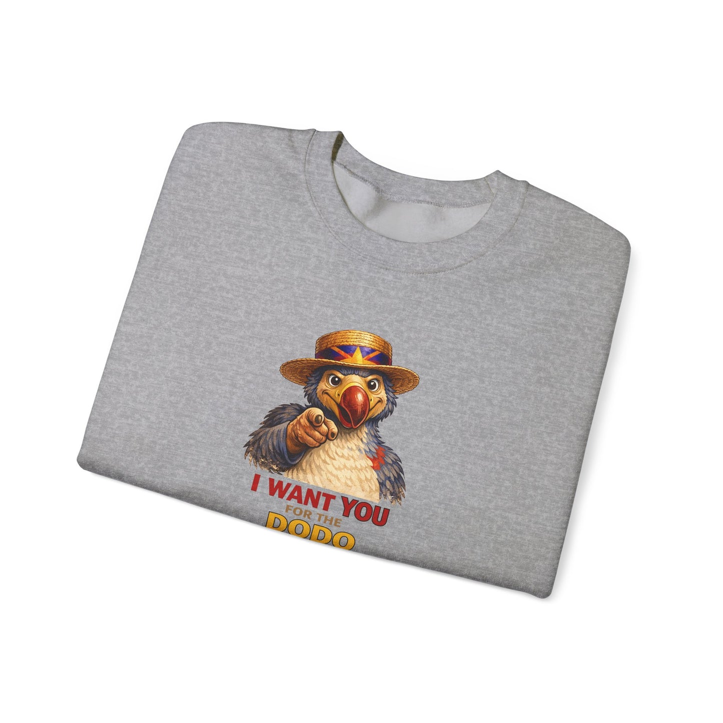 Sweat Quocumque "Dodo Party", Exotique, Destination Île De La Réunion, Adulte, Homme, Femme, Sportive, Sportif, Décontracté, Élégant, Classique,