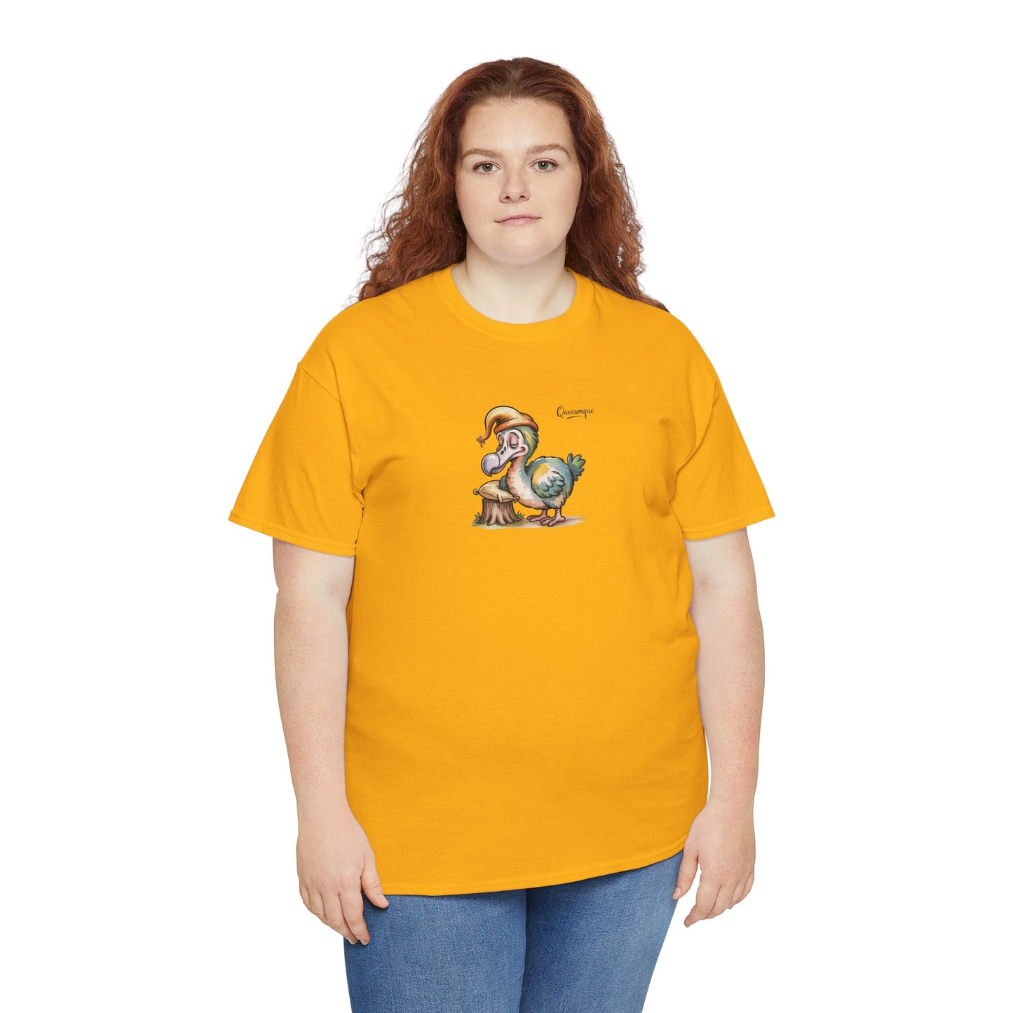 T-shirt " Dodo Ti-Lamp Ti Lamp ", Île de La Réunion, Confort Coton, Elégant, Souvenir Unique, Cadeau, Unisexe, Esprit Voyageur, Créole, Bourbon