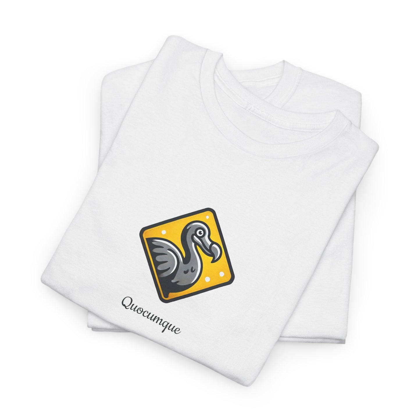 T-shirt Quocumque, "Dodo", Île de La Réunion, Confort Coton, Elégant, Souvenir Unique, Cadeau, Unisexe, Esprit Voyageur, Créole, Bourbon