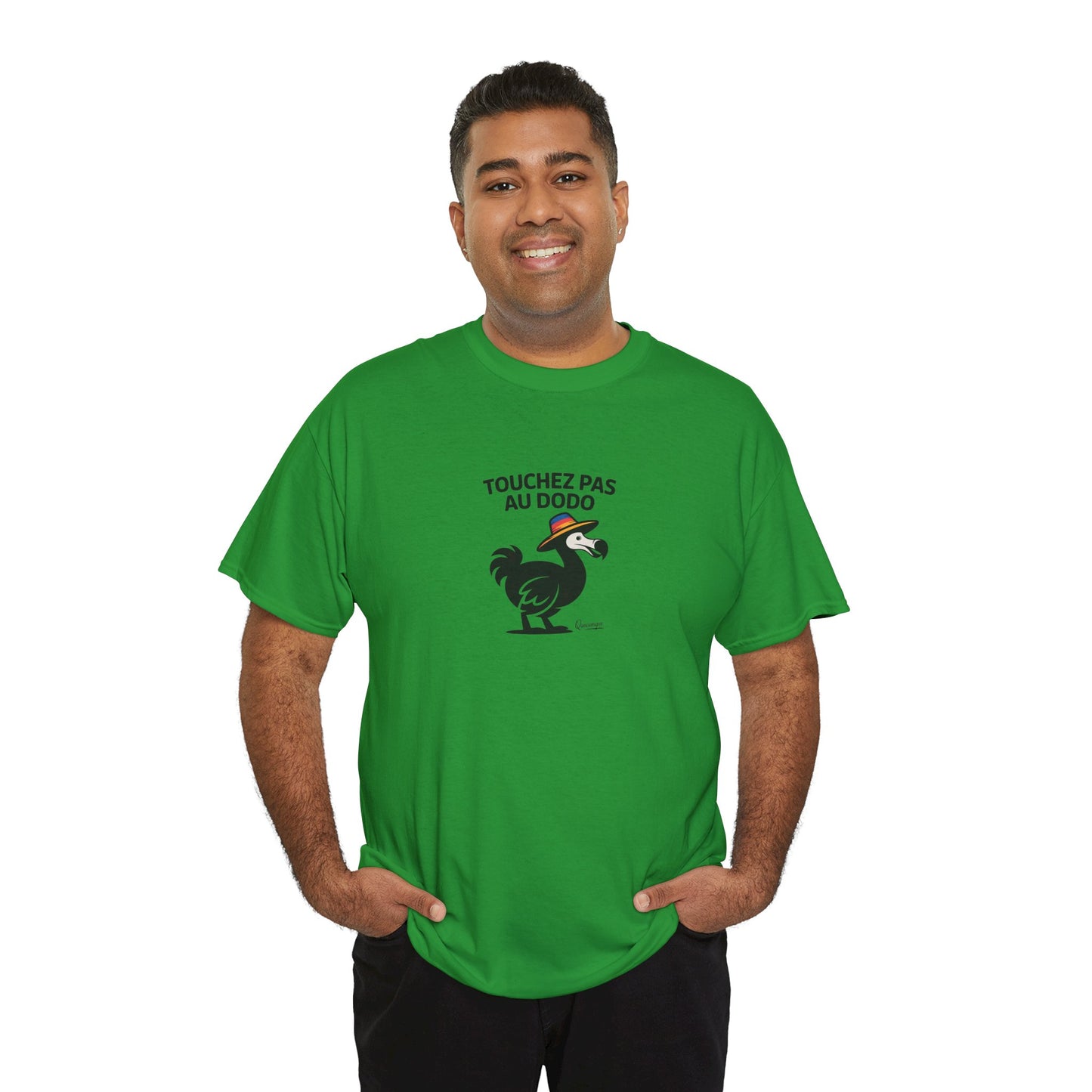 T-shirt Quocumque, " Touchez pas au Dodo ", Confort, Souvenir Unique, Cadeau, Unisexe, Délicatesse, Homme, Femme, Adulte, Sportif, Liberté, Détente