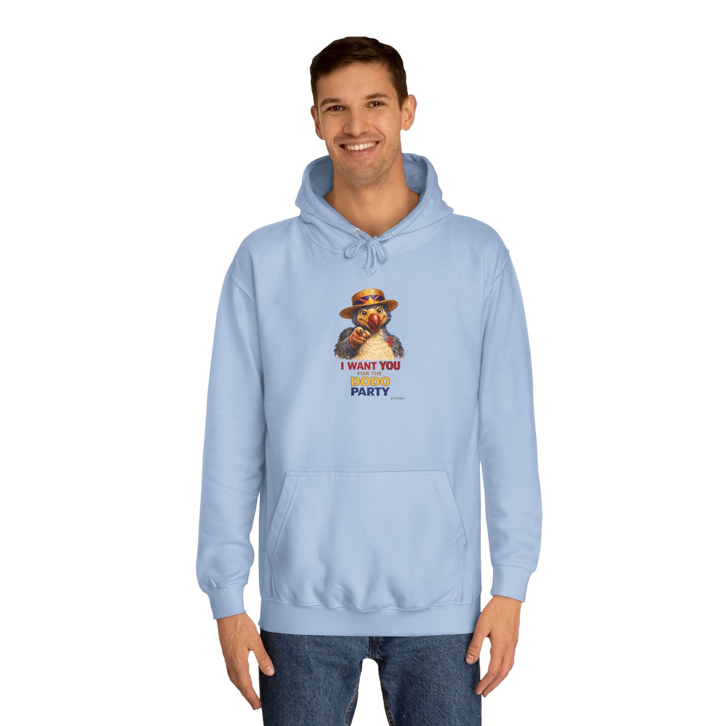 Sweat à Capuche Quocumque " Dodo Party" pour Adulte, Hoodie, Unisexe, Élégance, Sobriété, Homme, Femme, Animal Totem