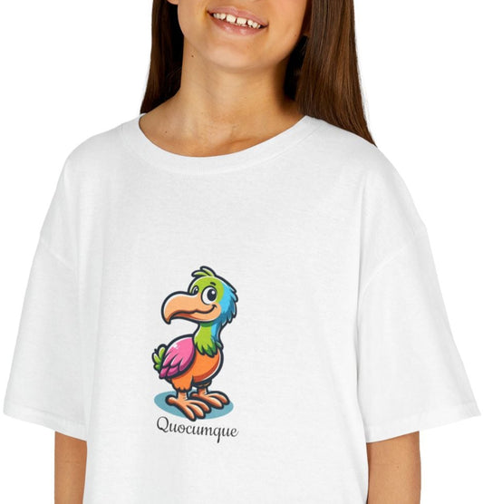 T-shirt Animal Dodo Coloré Pour Marmailles, Île de La Réunion, Douceur Coton, Style Unique, Cadeau Parfait, Quocumque, Vêtement Enfant Ado