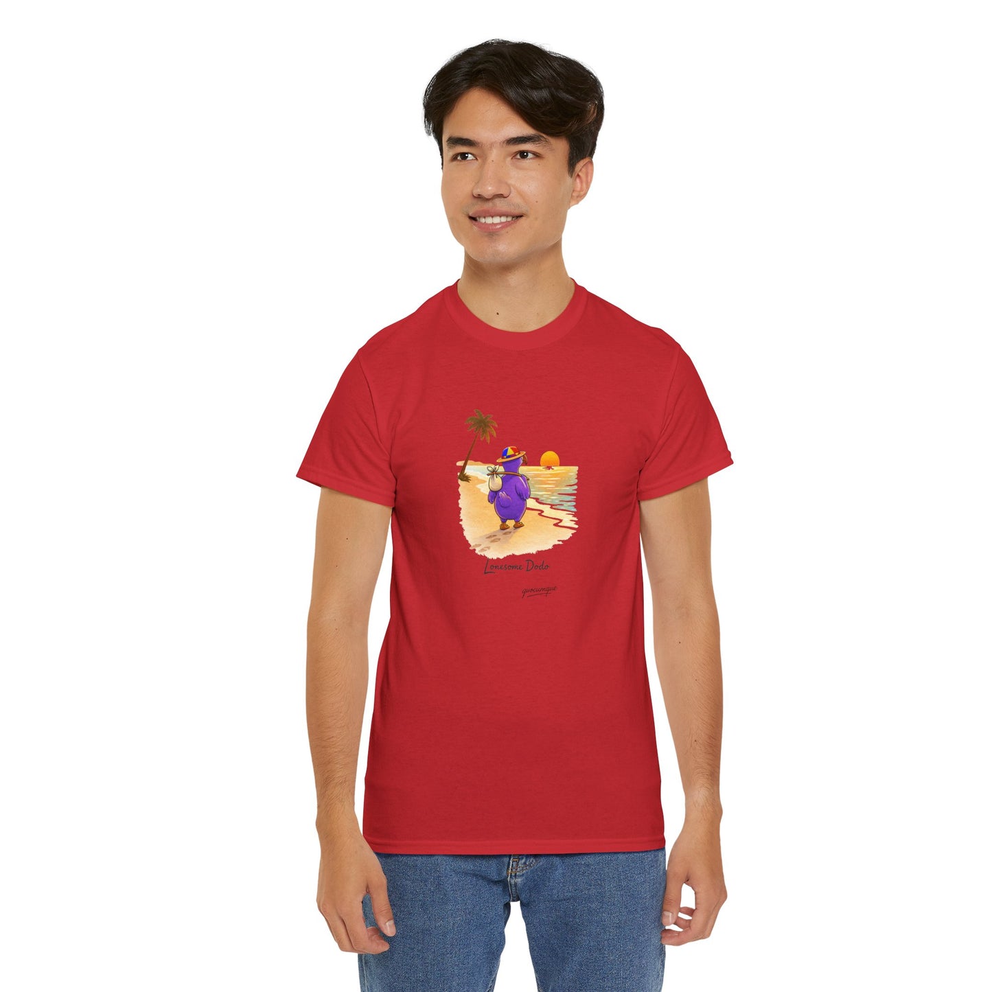 Copy of T-shirt "Lonesome Dodo", Confort Coton, Sobre, Elégant, Souvenir Unique, Cadeau, Unisexe, Esprit Voyageur, Adulte