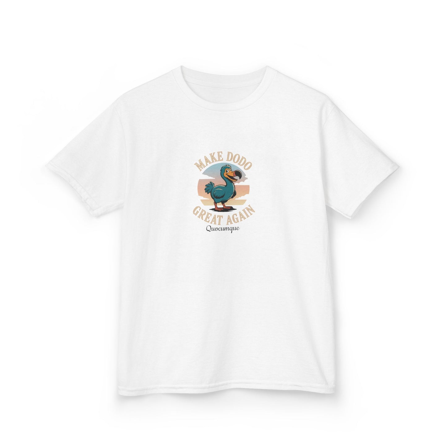 T-shirt "Make Dodo Great Again", Île de La Réunion, Douceur Coton, Pour les enfants de 5-6 ans( Taille XS), Pour les 7-8 ans( taille S), Pour les 9-10 ans( taille M), Pour les 11-12 ans( taille L), Pour les 13-14 ans( taille XLS)