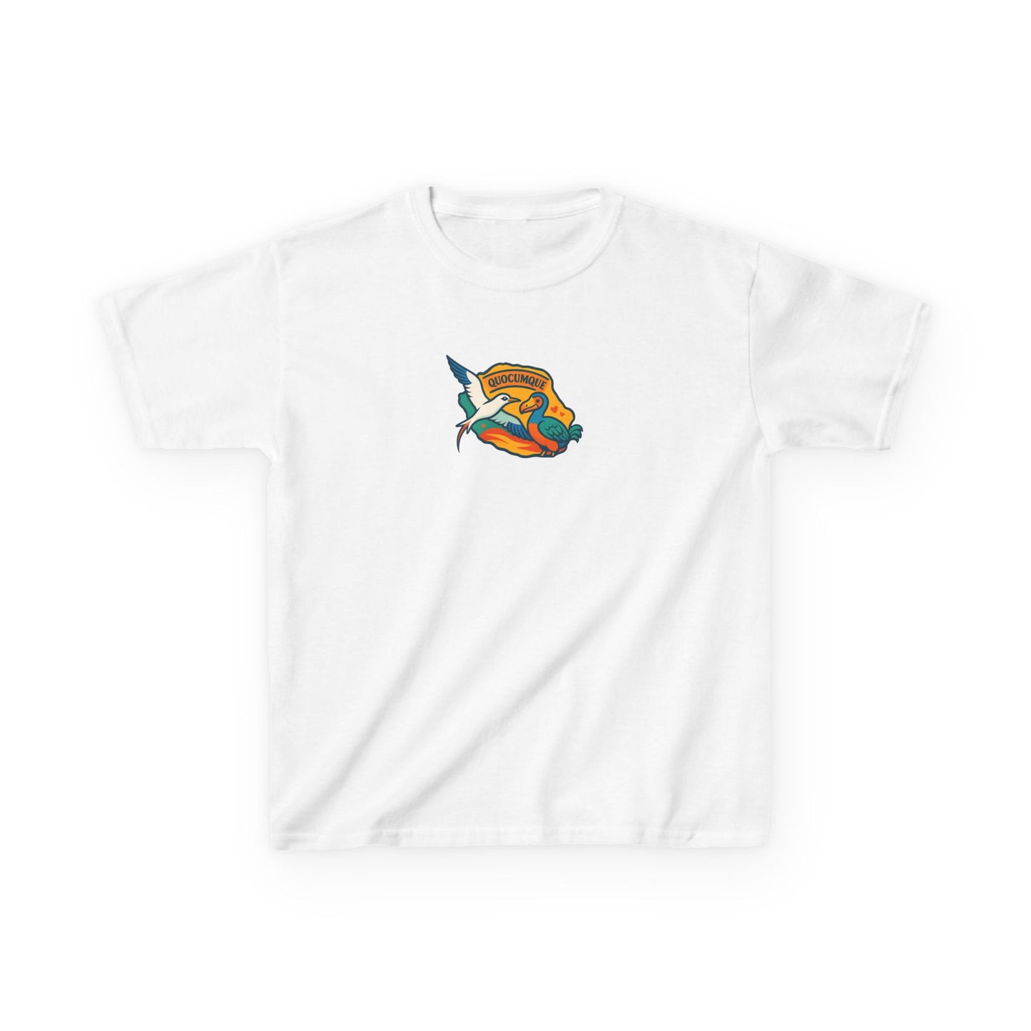 T-shirt Animal "Dodo Paille En Queue" Pour Marmailles, Île de La Réunion, Douceur Coton, Style Unique, Cadeau Parfait, Quocumque, Vêtement Enfant Ado