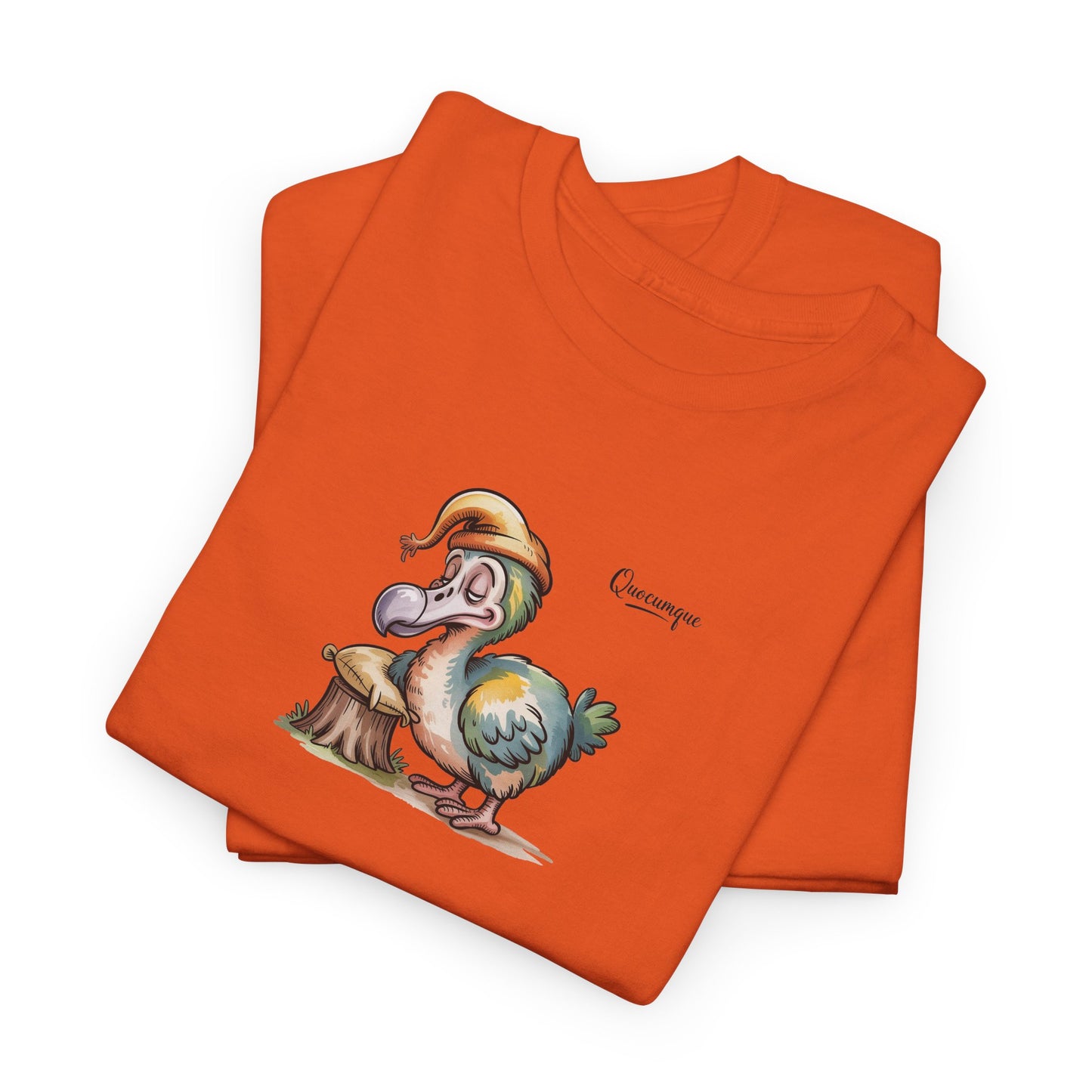 T-shirt " Dodo Ti-Lamp Ti Lamp ", Île de La Réunion, Confort Coton, Elégant, Souvenir Unique, Cadeau, Unisexe, Esprit Voyageur, Créole, Bourbon