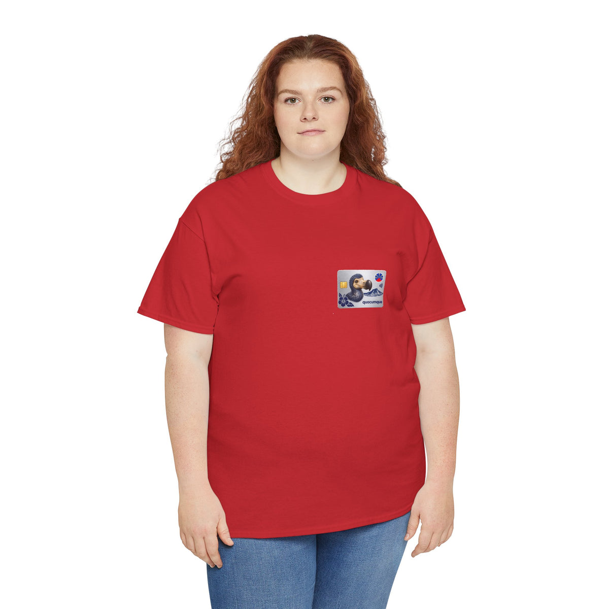 T-shirt "Quocumque Platinium", Exotisme, Destination Île de La Réunion, Confort Coton, Sobre, Elégant, Souvenir Unique, Cadeau, Unisexe, Esprit Voyageur