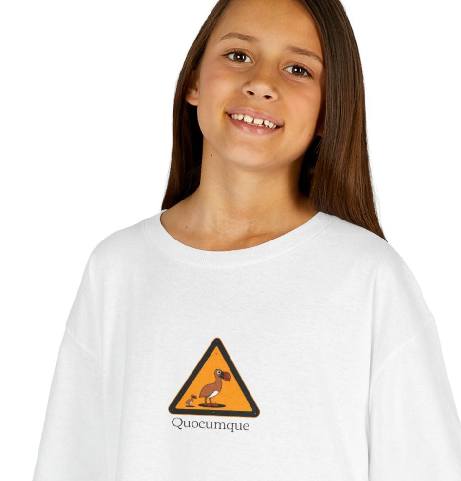 T-shirt Quocumque, "Famille Dodo", Animal Mascotte, Douceur Coton, Pour les enfants de 5-6 ans( Taille XS), Pour les 7-8 ans( taille S), Pour les 9-10 ans( taille M), Pour les 11-12 ans( taille L), Pour les 13-14 ans( taille XL)