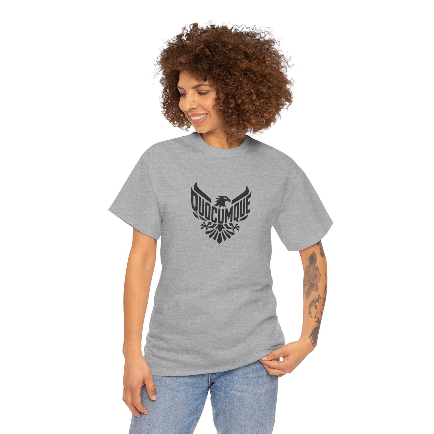 T-shirt Quocumque, Papangue, Aigle, Rapace Local, Confort Coton, Sobre, Elégant, Souvenir Unique, Cadeau, Unisexe, Esprit Voyageur, Adulte, Espace