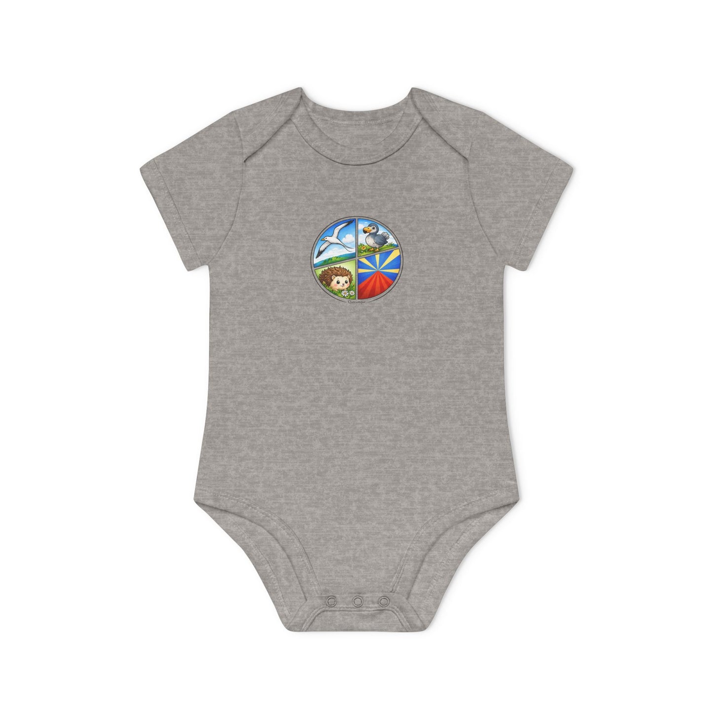 Body Bébé "Pastille Bourbon", Île de La Réunion, Douceur Coton, Cadeau Naissance,  Confort Coton Bio, Style Unique, Cadeau Parfait