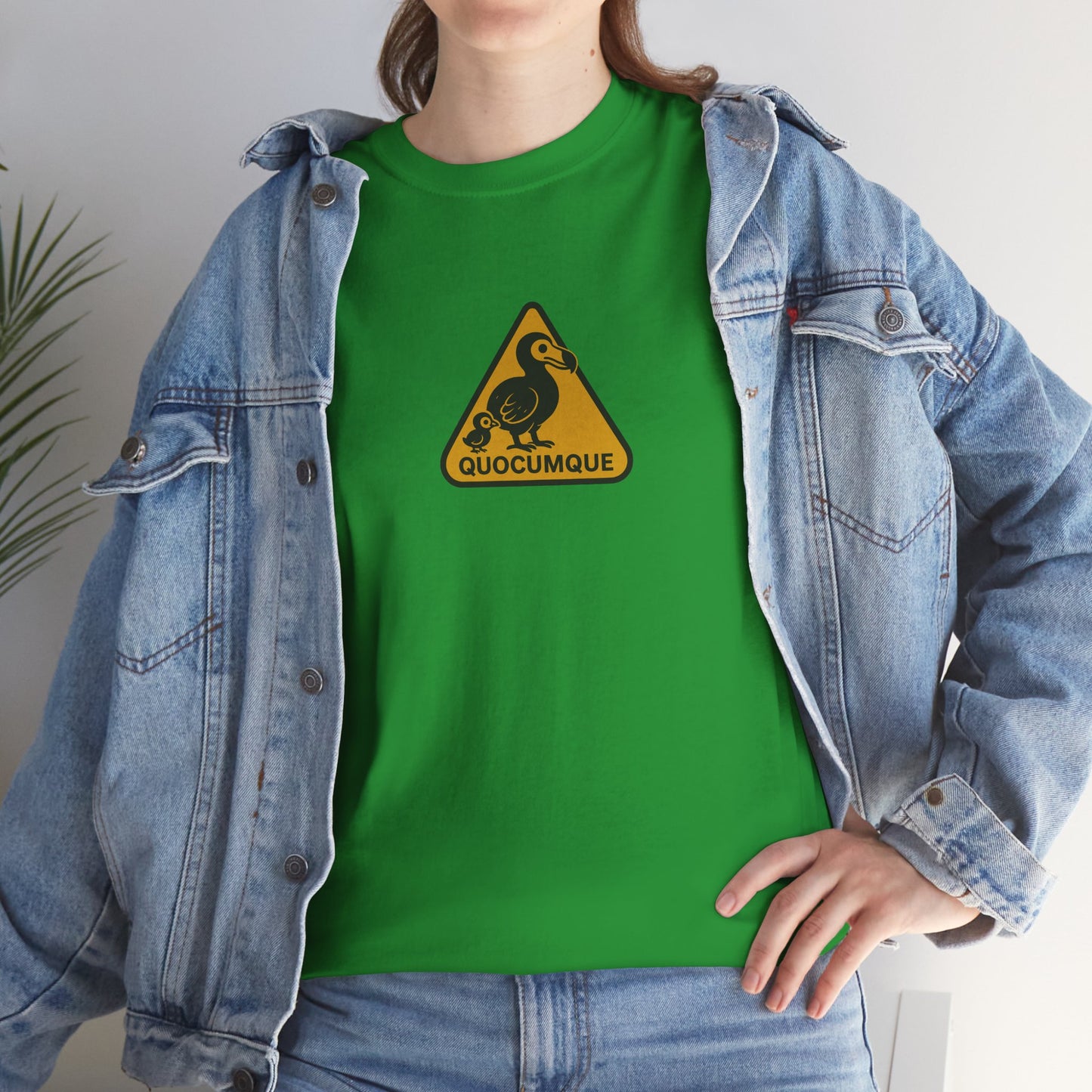 T-shirt Quocumque, "Famille Dodo", Île de La Réunion, Confort Coton, Elégant, Souvenir Unique, Cadeau, Unisexe, Esprit Voyageur, Créole, Bourbon
