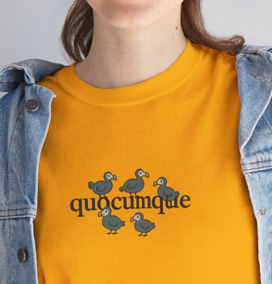 T-shirt Quocumque, "Patrouille Dodo", Île de La Réunion, Confort Coton, Elégant, Souvenir Unique, Cadeau, Unisexe, Esprit Voyageur, Créole, Bourbon