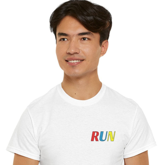 T-shirt RUN pour les connaisseurs, île de La Réunion, Confort Coton, Sobre, Elégant, Souvenir Unique, Cadeau, Unisexe, Esprit Voyageur