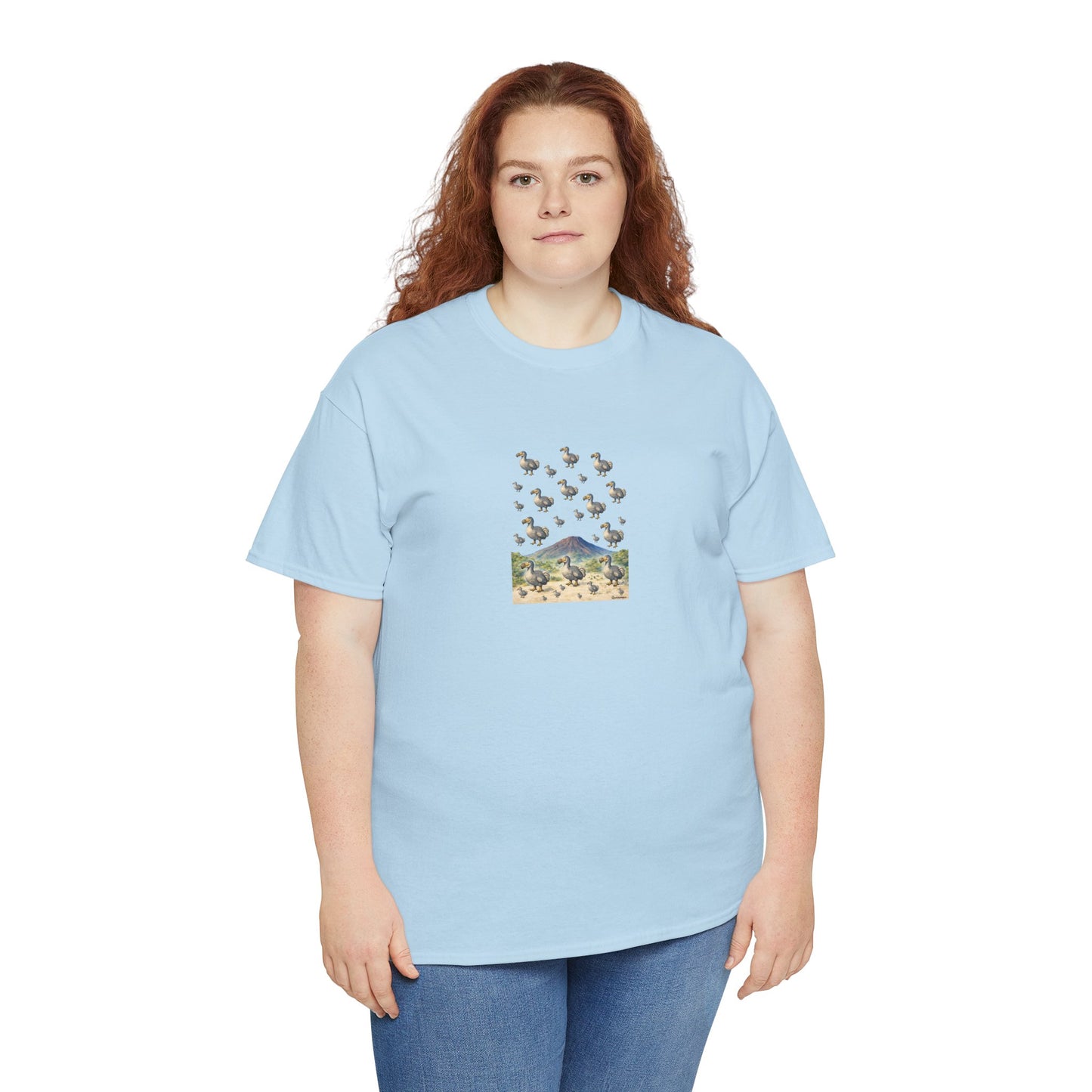 T-shirt "Groupe Dodo ", Île de La Réunion", Confort Coton, Sobre, Elégant, Souvenir Unique, Cadeau, Unisexe, Esprit Voyageur