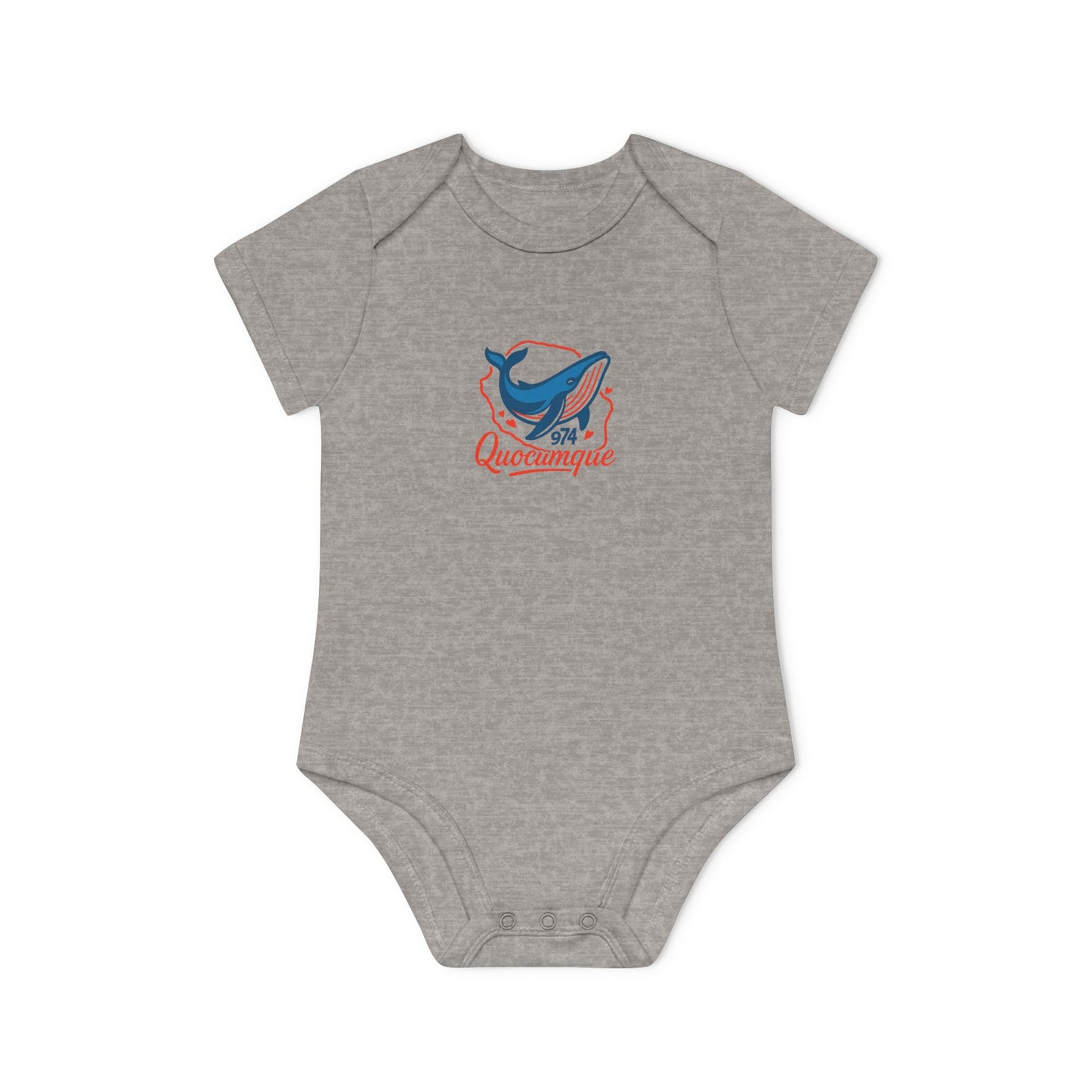 Body Bébé " Baleineau Costaud ", Île de La Réunion, Douceur Coton, Cadeau Naissance,  Confort Coton Bio, Style Unique, Cadeau Parfait