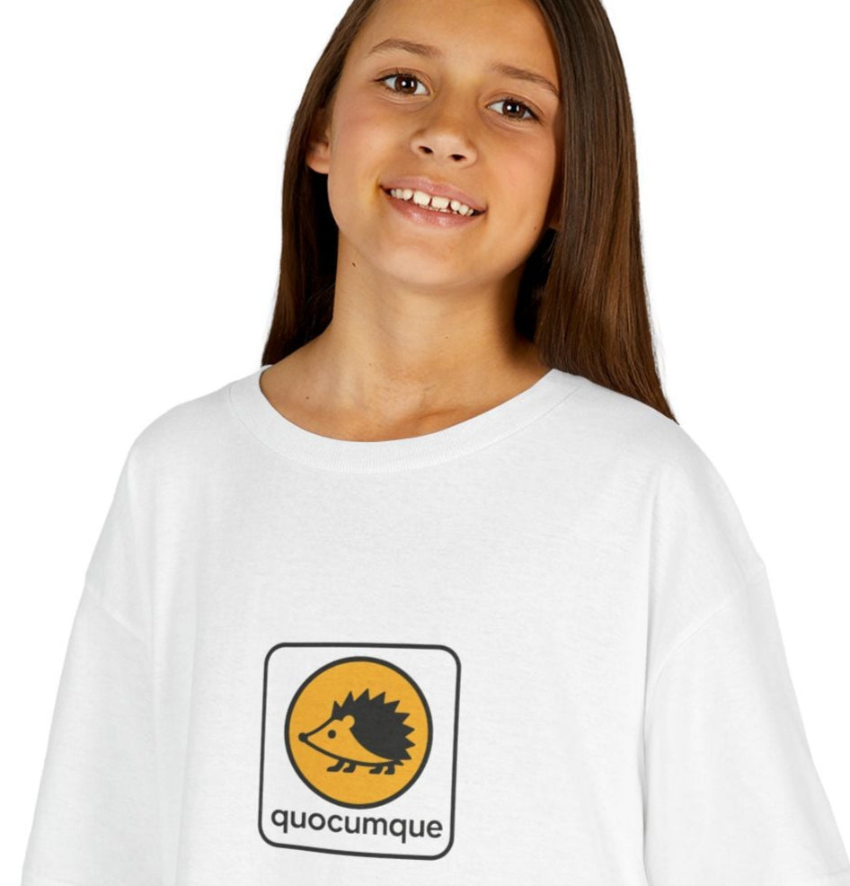 T-shirt Quocumque, "Tangue", Animal Mascotte, Douceur Coton, Pour les enfants de 5-6 ans( Taille XS), Pour les 7-8 ans( taille S), Pour les 9-10 ans( taille M), Pour les 11-12 ans( taille L), Pour les 13-14 ans( taille XL)