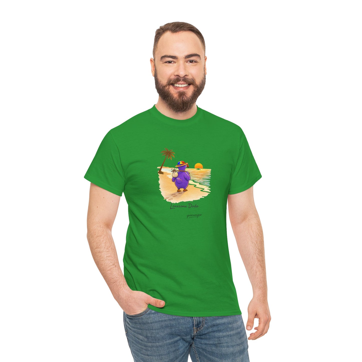 Copy of T-shirt "Lonesome Dodo", Confort Coton, Sobre, Elégant, Souvenir Unique, Cadeau, Unisexe, Esprit Voyageur, Adulte