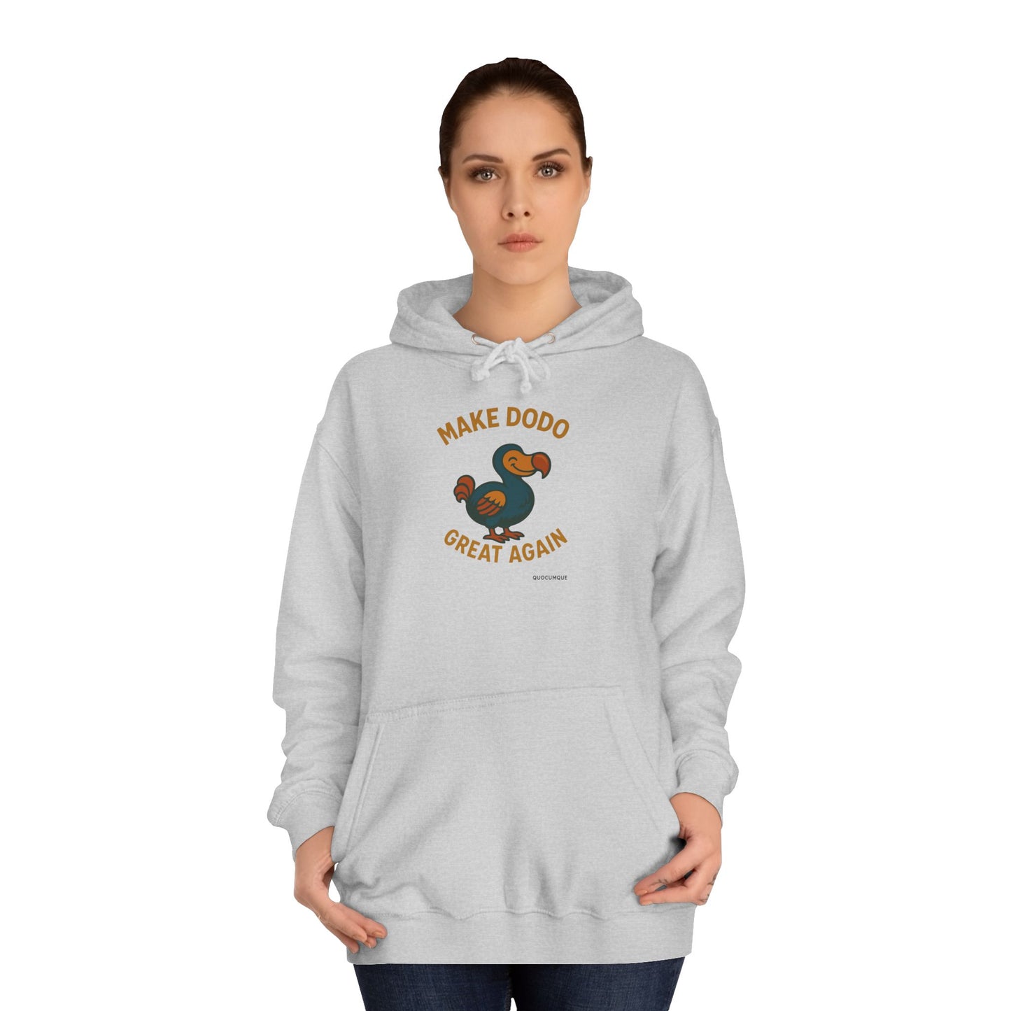 Sweat à Capuche Quocumque "Make Dodo Great Again" pour Adulte, Hoodie, Unisexe, Élégance, Sobriété, Homme, Femme, Animal Totem