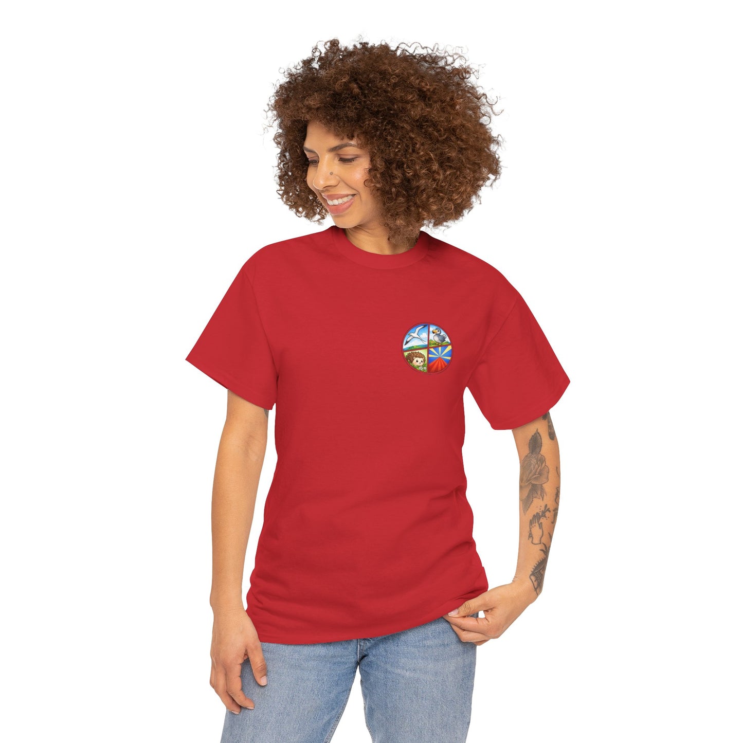 T-shirt Quocumque, "Pastille Bourbon", Île de La Réunion, Confort Coton, Elégant, Souvenir Unique, Cadeau, Unisexe, Esprit Voyageur, Créole, Bourbon