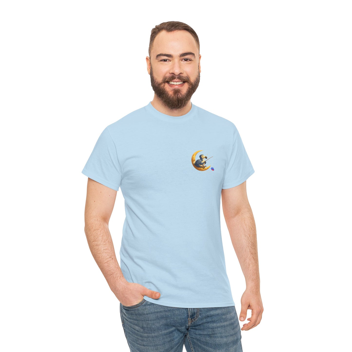 T-shirt "Groupe Lune ", Île de La Réunion", Confort Coton, Sobre, Elégant, Souvenir Unique, Cadeau, Unisexe, Esprit Voyageur