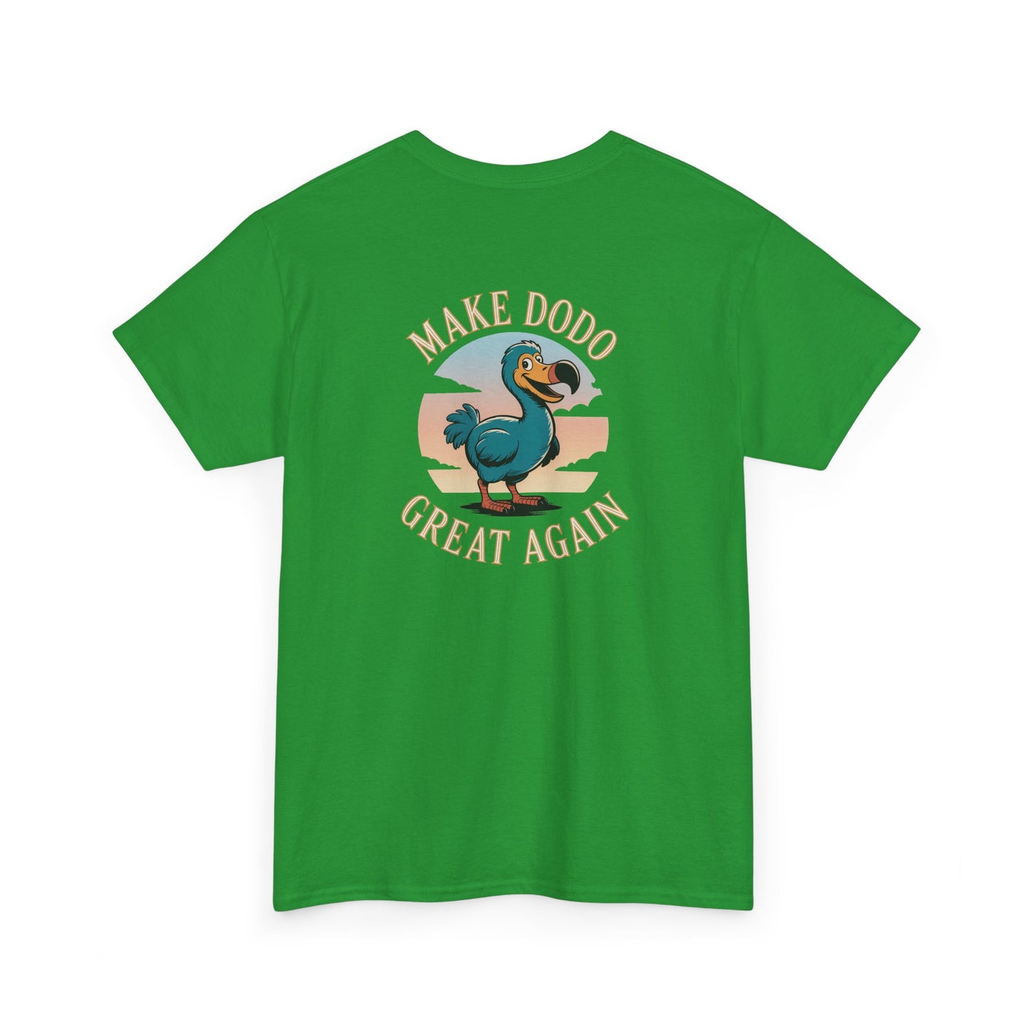 T-Shirt "Make Dodo Great Again", Exotisme, Destination Île de La Réunion, Confort Coton, Sobre, Elégant, Souvenir Unique, Cadeau, Unisexe, Esprit Voyageur