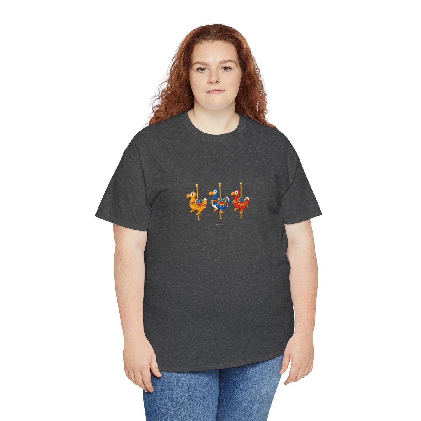 T-shirt Quocumque " Carrousel", Île de La Réunion, Confort Coton, Elégant, Souvenir Unique, Cadeau, Unisexe, Esprit Voyageur, Créole, Bourbon