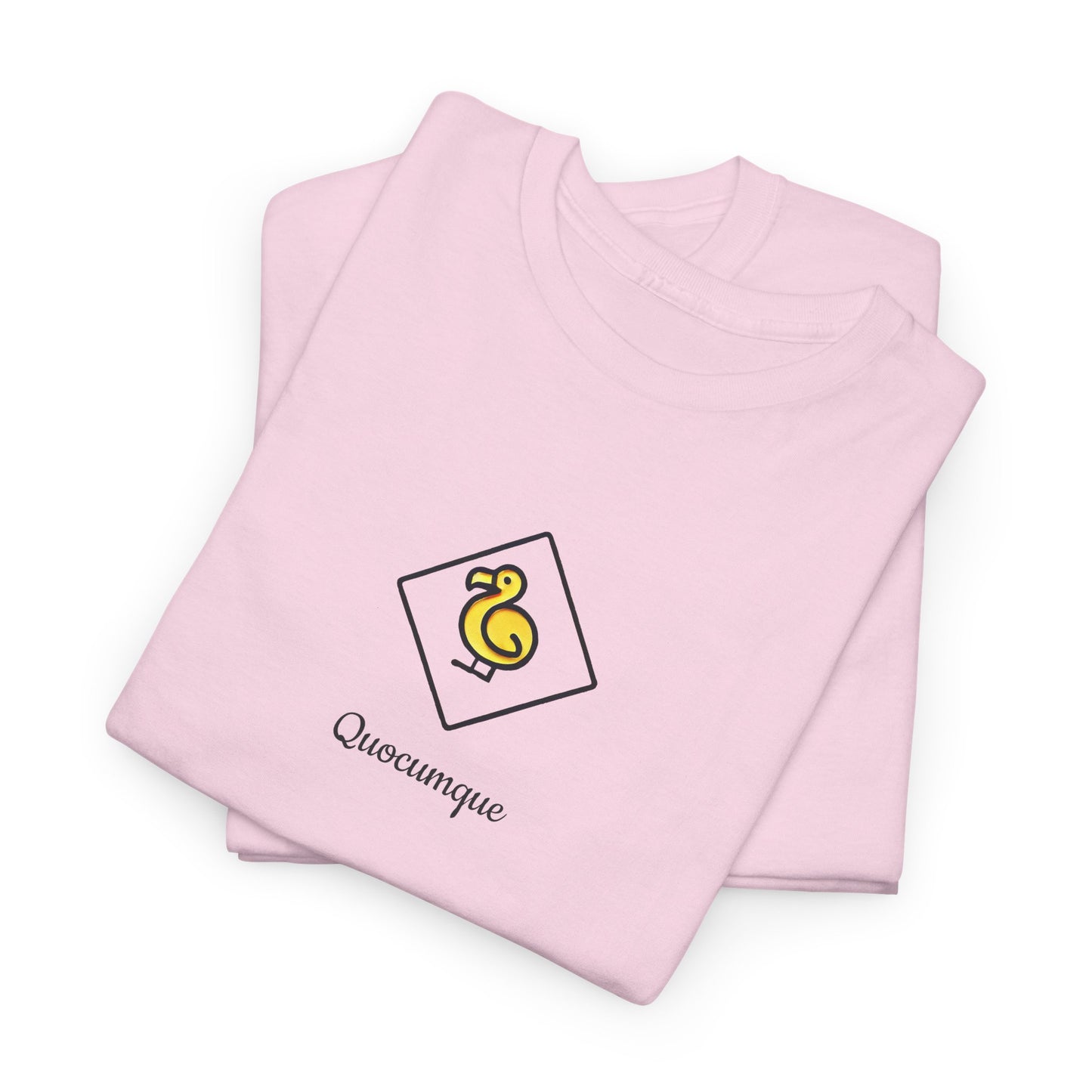 T-shirt Quocumque, "Dodo", Île de La Réunion, Confort Coton, Elégant, Souvenir Unique, Cadeau, Unisexe, Esprit Voyageur, Créole, Bourbon