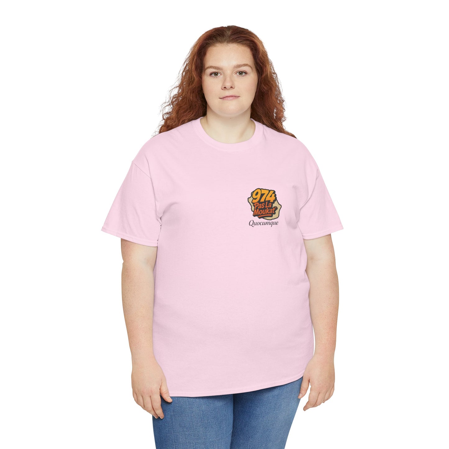 T-shirt " 974 Expression Créole", Destination Île de La Réunion, Confort Coton, Sobre, Elégant, Souvenir Unique, Cadeau, Unisexe, Esprit Voyageur