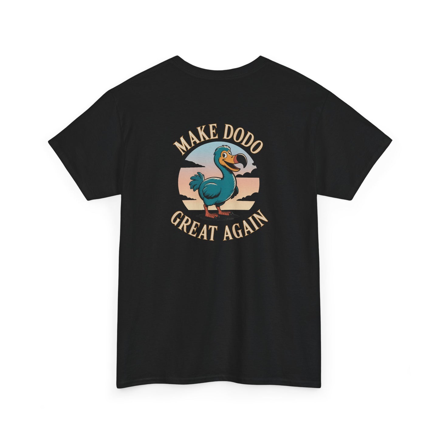 T-Shirt "Make Dodo Great Again", Exotisme, Destination Île de La Réunion, Confort Coton, Sobre, Elégant, Souvenir Unique, Cadeau, Unisexe, Esprit Voyageur