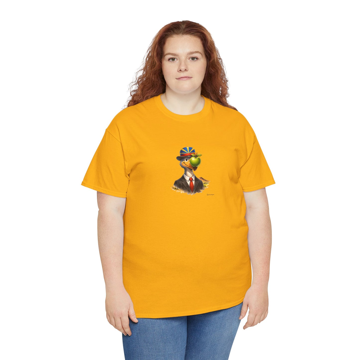 T-shirt Quocumque "The Son of Dodo " Île de La Réunion", Confort Coton, Sobre, Elégant, Souvenir Unique, Cadeau, Unisexe, Esprit Voyageur