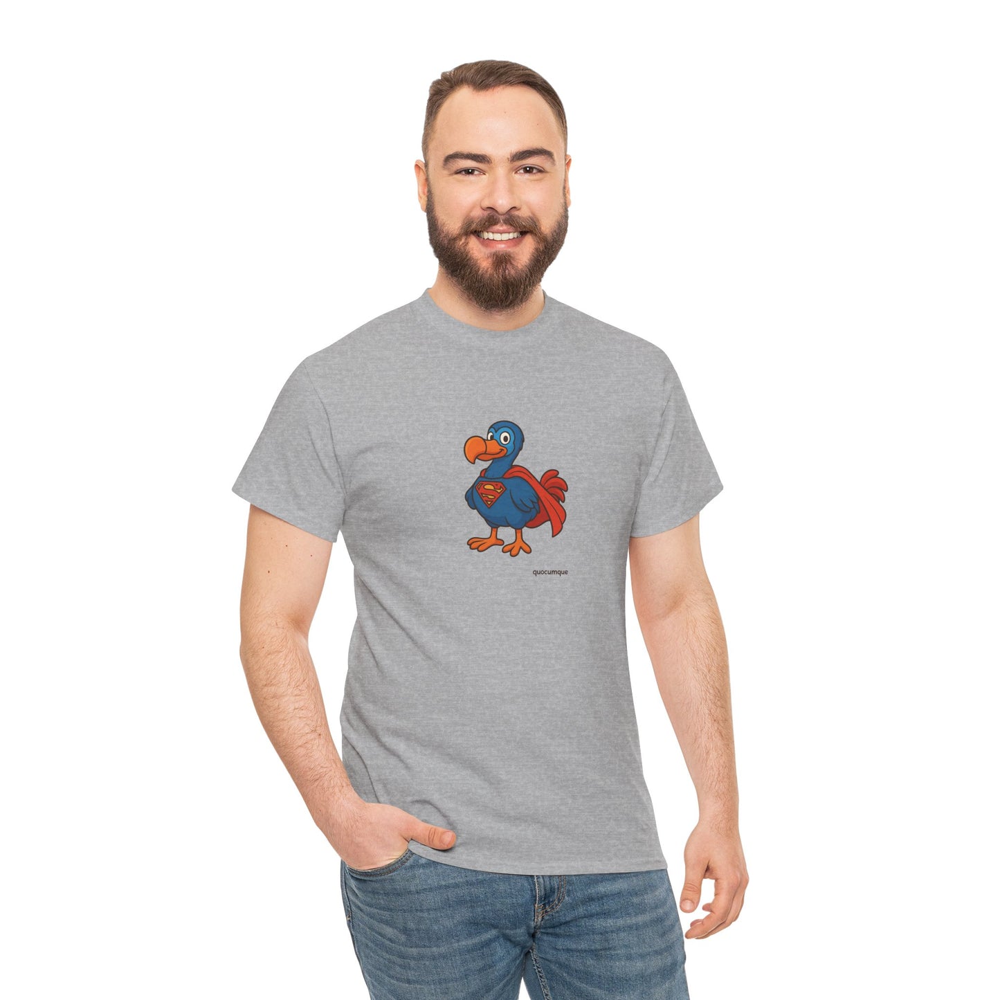 T-shirt Quocumque, " Super Dodo ", Confort, Souvenir Unique, Cadeau, Unisexe, Délicatesse, Homme, Femme, Adulte, Sportif, Liberté, Détente