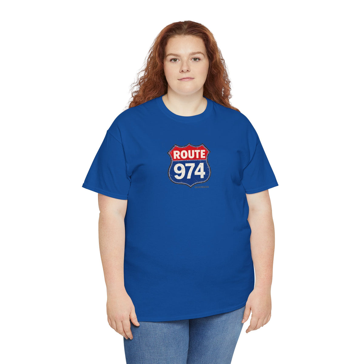 T-shirt "Route 974", Exotisme, Destination Île de La Réunion, Confort Coton, Sobre, Elégant, Souvenir Unique, Cadeau, Unisexe, Esprit Voyageur