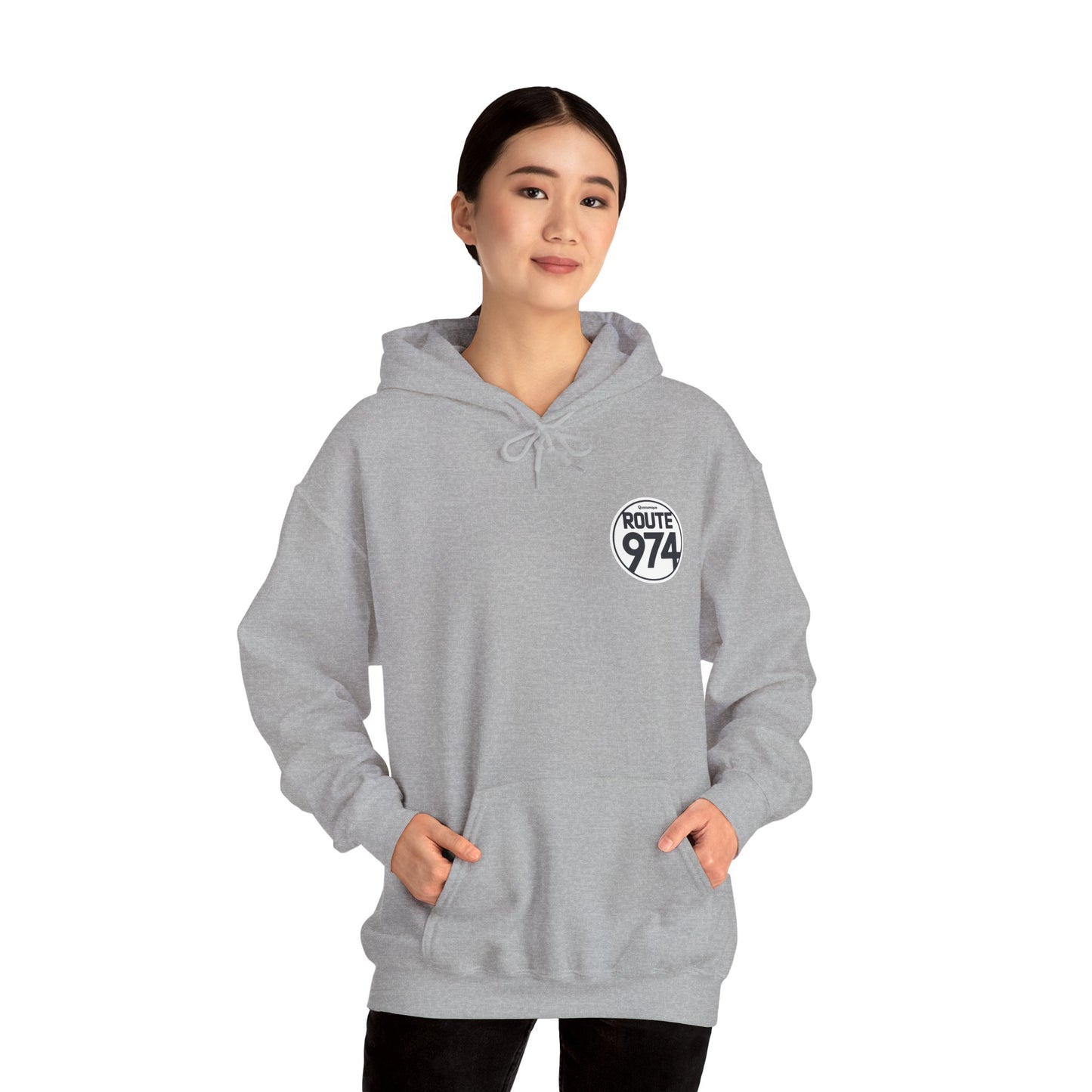 Sweat-Shirt à Capuche Collection " Route 974", Adulte, Homme, Femme, Sportive, Sportif, Décontracté, Classique, Destination La Réunion