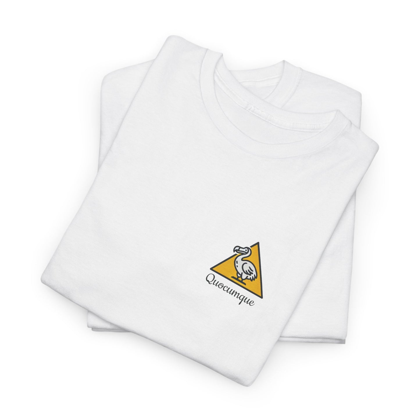 T-shirt Quocumque, "Dodo", Île de La Réunion, Confort Coton, Elégant, Souvenir Unique, Cadeau, Unisexe, Esprit Voyageur, Créole, Bourbon