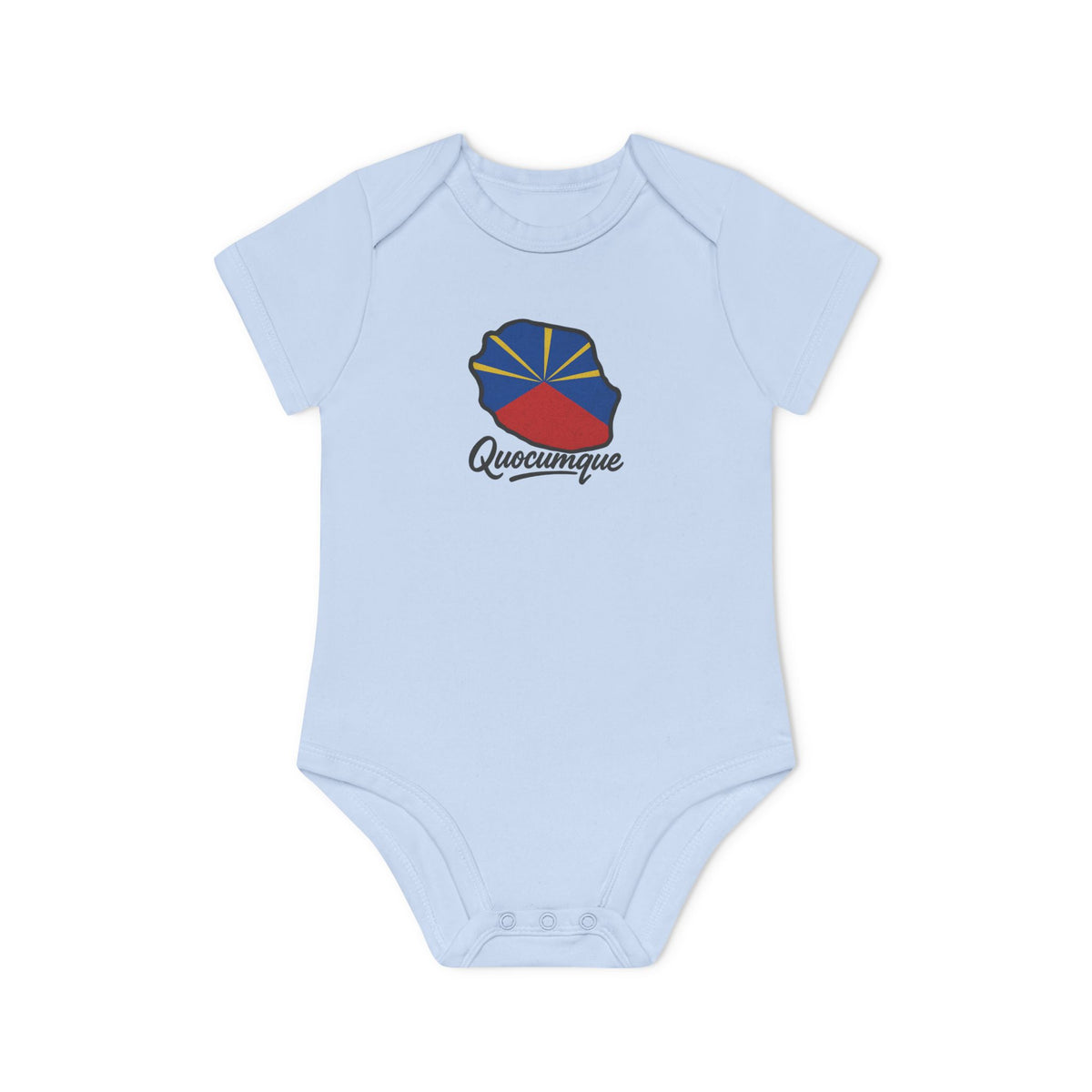 Body Bébé "Drapeau Régional", Île de La Réunion, Douceur Coton, Cadeau Naissance,  Confort Coton Bio, Style Unique, Cadeau Parfait