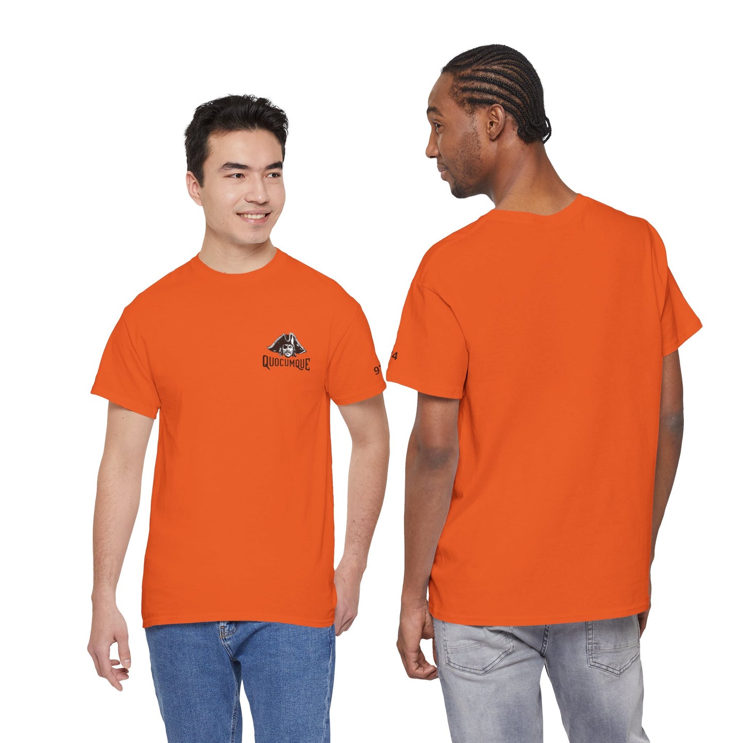 T-shirt Quocumque  "Pirate ", La Réunion, Confort Coton, Sobre, Elégant, Unique, Cadeau, Unisexe, Esprit Voyageur, pour adulte, Homme, Femme