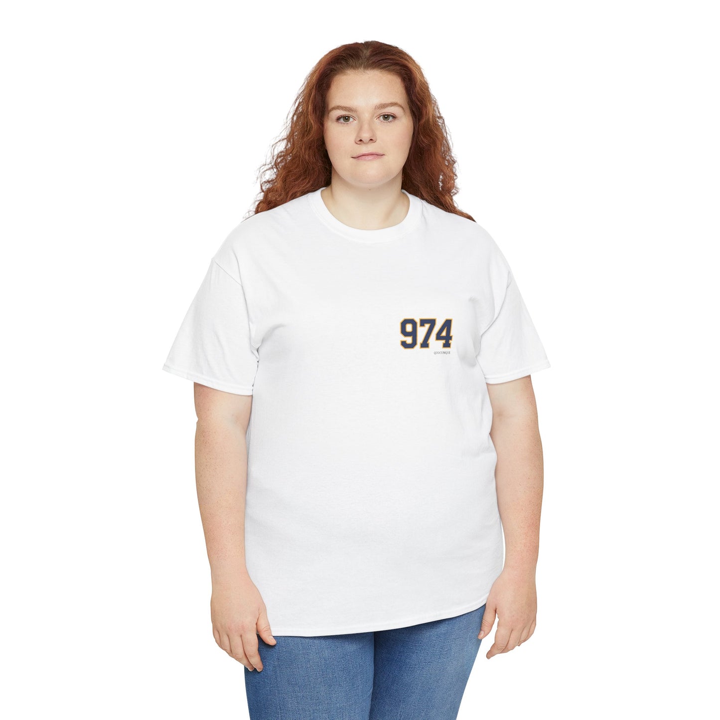 T-shirt " 974 ", Destination Île de La Réunion, Confort Coton, Sobre, Elégant, Souvenir Unique, Vêtement Adulte, Unisexe, Esprit Voyageur
