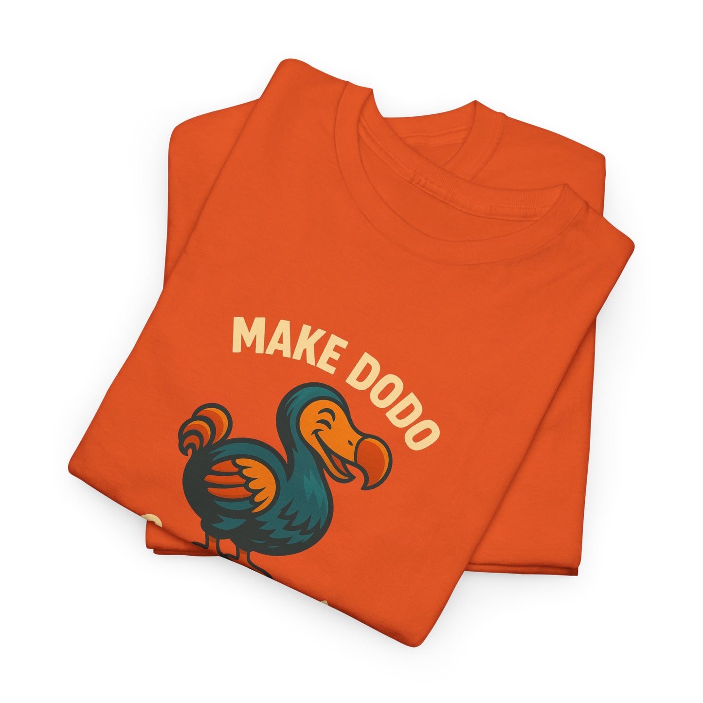 T-Shirt "Make Dodo Great Again", Exotisme, Destination Île de La Réunion, Confort Coton, Sobre, Elégant, Souvenir Unique, Cadeau, Unisexe, Esprit Voyageur