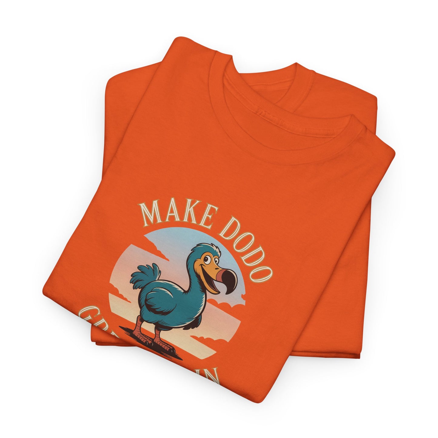T-Shirt "Make Dodo Great Again", Exotisme, Destination Île de La Réunion, Confort Coton, Sobre, Elégant, Souvenir Unique, Cadeau, Unisexe, Esprit Voyageur